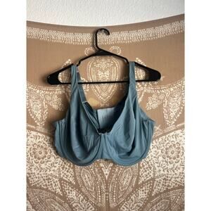 Thirdlove Unlined Second Skin Underwire Blue Bra Size 40E